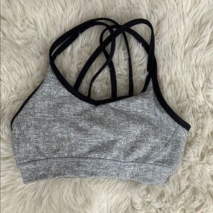 Black and Gray Manduka W’s Sports Bra XS